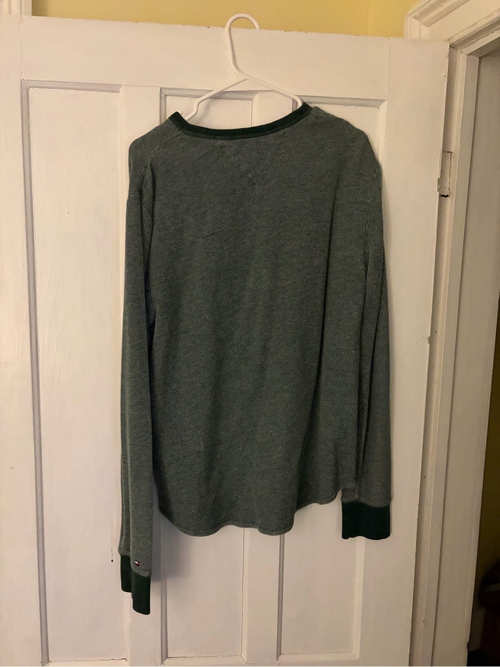 Tommy Hilfiger Dark Green Crew Neck Sweater - Picture 5 of 6